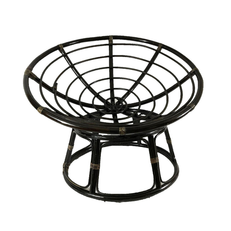 42-Inch Rattan Papasan Chair Frame Only, Stain Finish