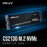 PNY CS2130 4TB Internal SSD with M.2 NVMe Interface, M280CS2130-4TB-RB