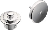 Moen T90331BN Push-N-Lock Tub and Shower Drain Kit with 1.5-Inch Threads, Brushed Nickel